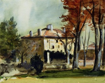 La casa solariega de Jas de Bouffan Paul Cezanne Pinturas al óleo